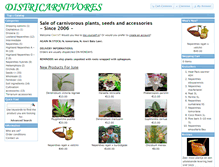 Tablet Screenshot of districarnivores.com